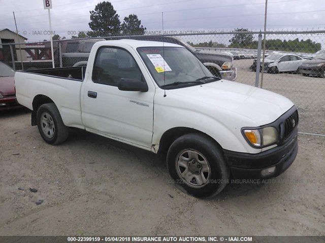 5TENL42N93Z257515 - 2003 TOYOTA TACOMA WHITE photo 1