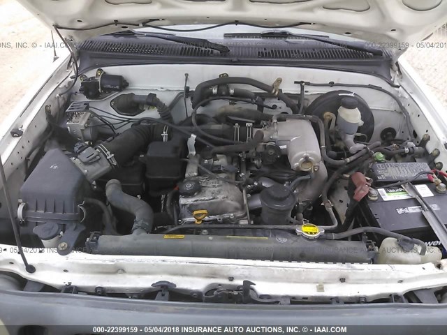 5TENL42N93Z257515 - 2003 TOYOTA TACOMA WHITE photo 10