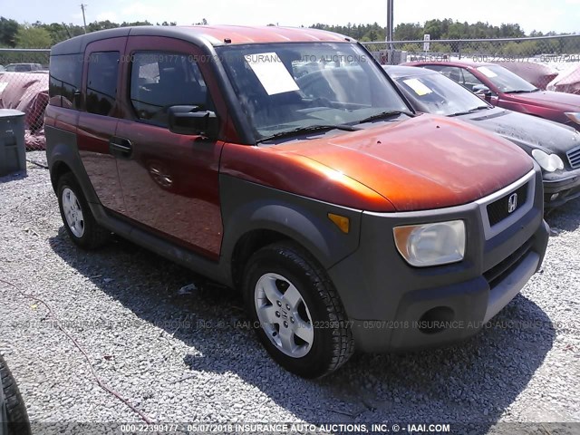 5J6YH28685L001106 - 2005 HONDA ELEMENT EX ORANGE photo 1