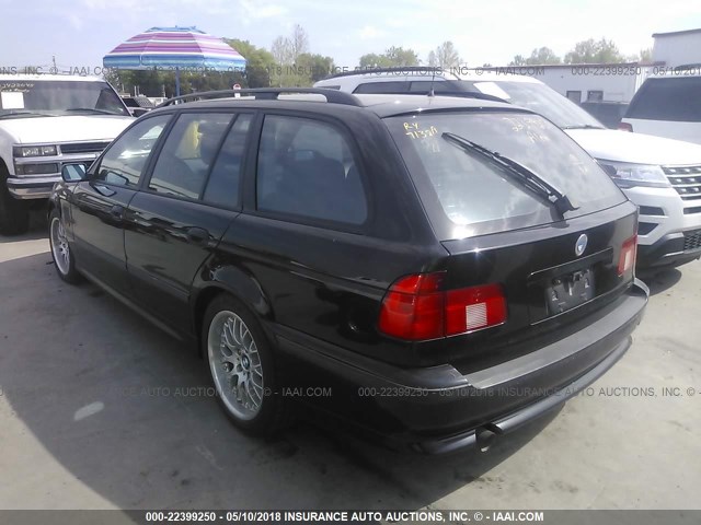 WBADR6331XGN90109 - 1999 BMW 540 IT AUTOMATIC BLACK photo 3