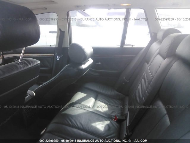 WBADR6331XGN90109 - 1999 BMW 540 IT AUTOMATIC BLACK photo 8
