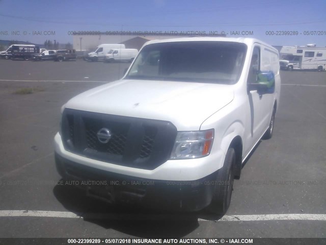 1N6BF0KM1GN815423 - 2016 NISSAN NV 1500 S/SV/2500 S/SV/SL WHITE photo 2