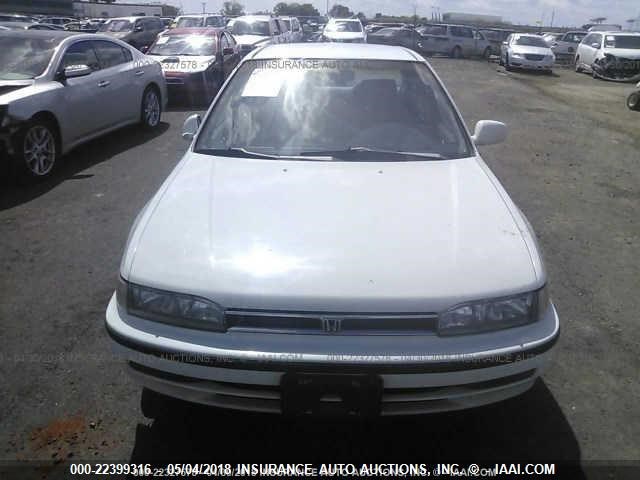 JHMCB7650NC014262 - 1992 HONDA ACCORD LX/EX WHITE photo 7