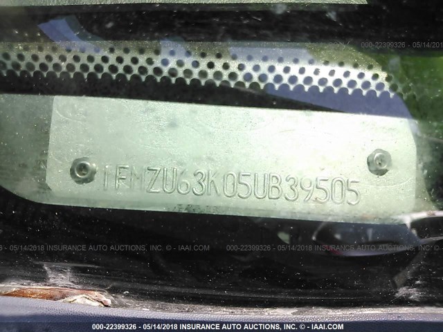 1FMZU63K05UB39505 - 2005 FORD EXPLORER XLT/XLT SPORT/NBX 灰色 照片 9