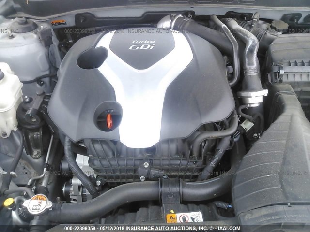 5NPEC4AB7EH857074 - 2014 HYUNDAI SONATA SE/LIMITED Light Blue photo 10