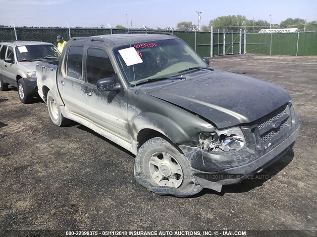 1FMZU77K04UA89414 - 2004 FORD EXPLORER SPORT TR  GREEN photo 1