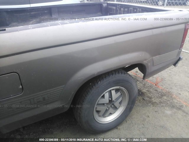 1FTCR15T1LPB74196 - 1990 FORD RANGER SUPER CAB BROWN photo 6