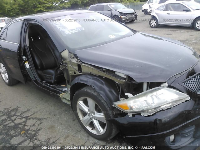 4T1BK3EK5BU128630 - 2011 TOYOTA CAMRY SE/LE/XLE BLACK photo 6