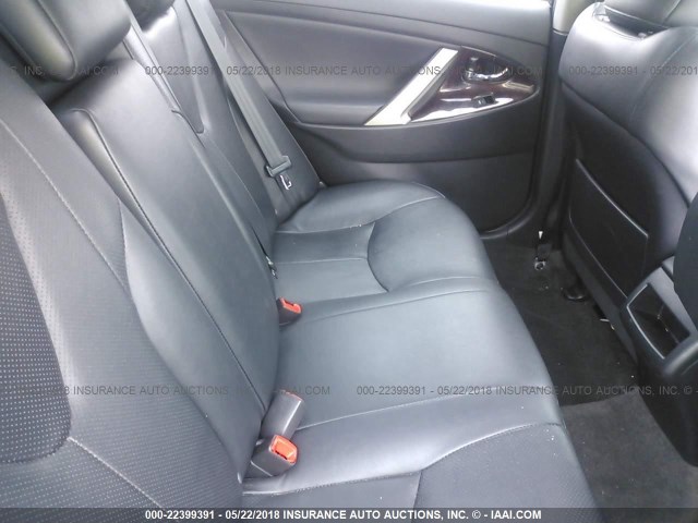 4T1BK3EK5BU128630 - 2011 TOYOTA CAMRY SE/LE/XLE BLACK photo 8