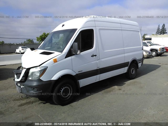 WD3PE7CC9E5848297 - 2014 MERCEDES-BENZ SPRINTER 2500 WHITE photo 2