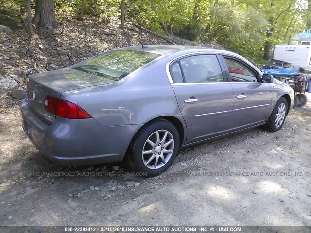 1G4HD57267U143495 - 2007 BUICK LUCERNE CXL GRAY photo 4