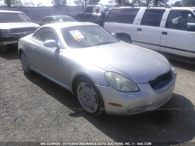 JTHFN48YX20011747 - 2002 LEXUS SC 430 SILVER photo 1