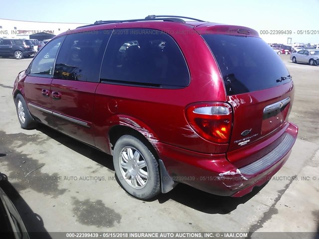 2A8GP54L57R274718 - 2007 CHRYSLER TOWN & COUNTRY TOURING RED photo 3