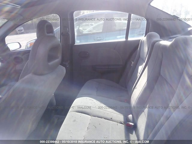 1G8AL52F45Z103560 - 2005 SATURN ION LEVEL 3 SILVER photo 8