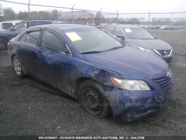 4T1BE46K19U396659 - 2009 TOYOTA CAMRY SE/LE/XLE BLUE photo 1