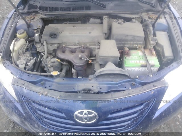 4T1BE46K19U396659 - 2009 TOYOTA CAMRY SE/LE/XLE BLUE photo 10