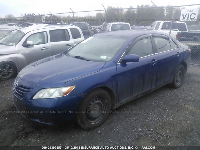 4T1BE46K19U396659 - 2009 TOYOTA CAMRY SE/LE/XLE BLUE photo 2