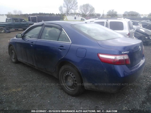 4T1BE46K19U396659 - 2009 TOYOTA CAMRY SE/LE/XLE BLUE photo 3