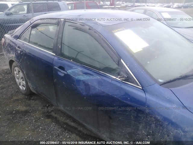 4T1BE46K19U396659 - 2009 TOYOTA CAMRY SE/LE/XLE BLUE photo 6