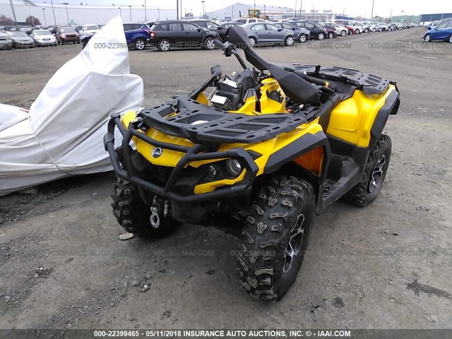 3JBLPAP29FJ001017 - 2015 CAN-AM OUTLANDER MAX 1000 XT/1000 XT-P YELLOW photo 2