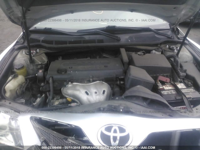 4T1BE46KX7U665500 - 2007 TOYOTA CAMRY NEW GENERAT CE/LE/XLE/SE SILVER photo 10