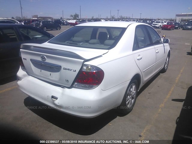4T1BF32K15U621055 - 2005 TOYOTA CAMRY LE/XLE/SE 白色 照片 4