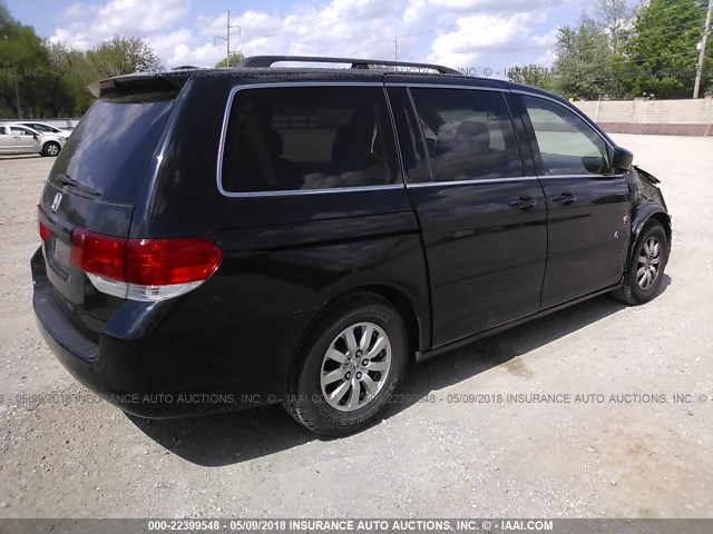 5FNRL38619B035735 - 2009 HONDA ODYSSEY EXL BLACK photo 4