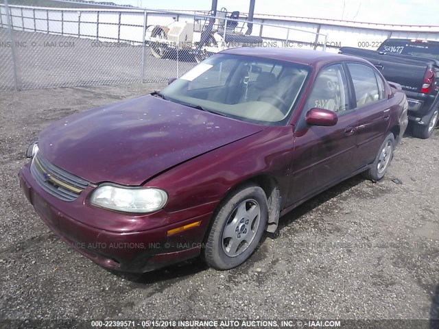 1G1NE52JX3M601710 - 2003 CHEVROLET MALIBU LS 紫色 照片 2