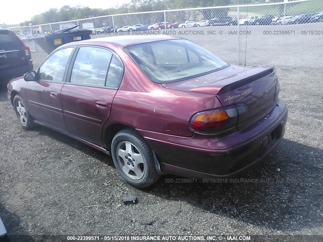 1G1NE52JX3M601710 - 2003 CHEVROLET MALIBU LS 紫色 照片 3