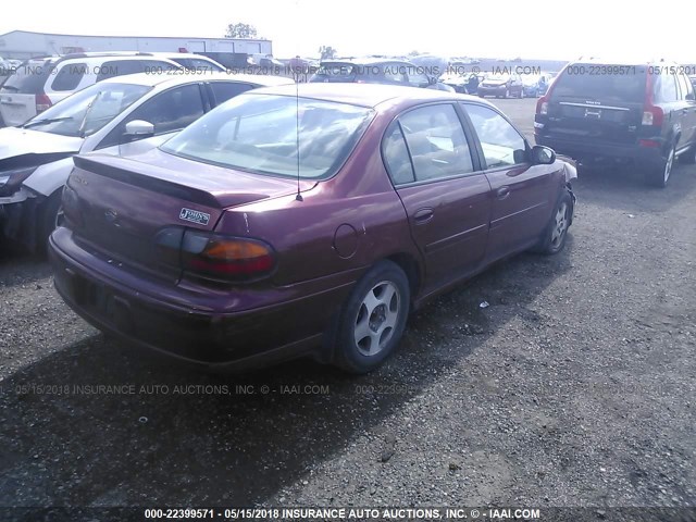 1G1NE52JX3M601710 - 2003 CHEVROLET MALIBU LS 紫色 照片 4
