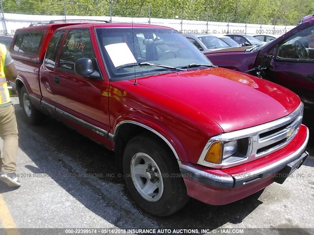 1GCCS19X1VK100620 - 1997 CHEVROLET S TRUCK S10 RED photo 1