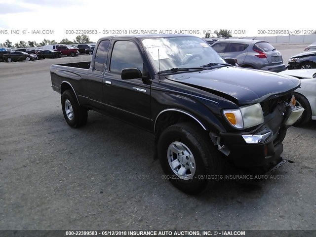 4TASN92N5XZ560668 - 1999 TOYOTA TACOMA XTRACAB PRERUNNER შავი ფოტო 1