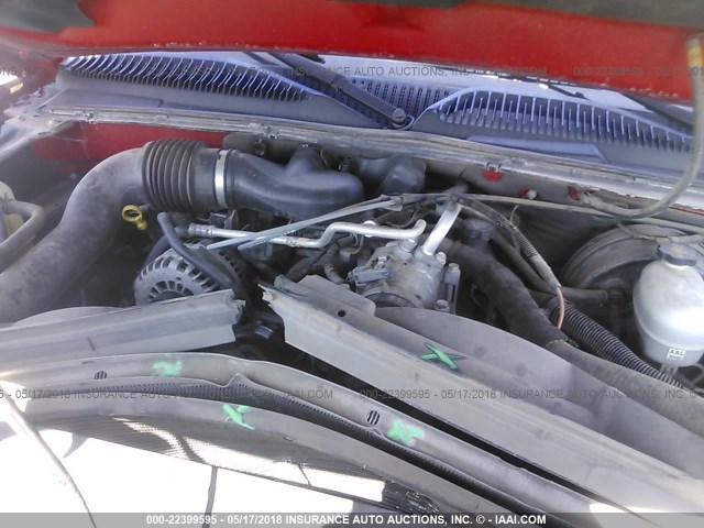 3GCEC14X17G245972 - 2007 CHEVROLET SILVERADO C1500 CLASSIC RED photo 10