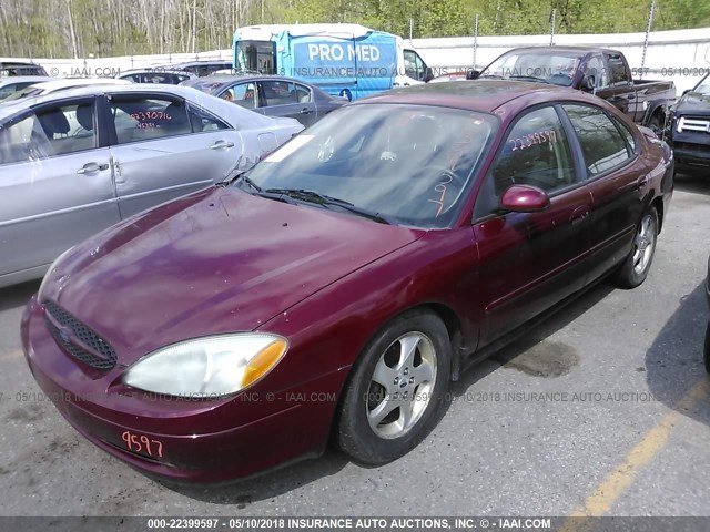 1FAFP55S83G190483 - 2003 FORD TAURUS SES MAROON photo 2