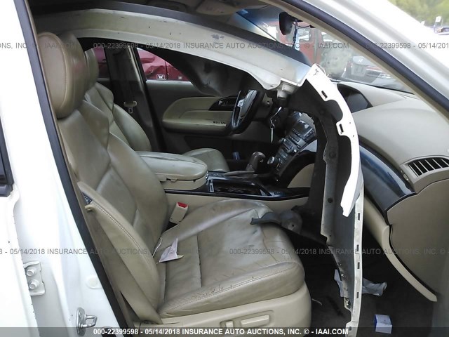 2HNYD28897H531517 - 2007 ACURA MDX SPORT WHITE photo 5