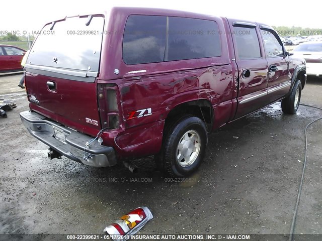 2GTEK13T551381173 - 2005 GMC NEW SIERRA K1500 RED photo 6