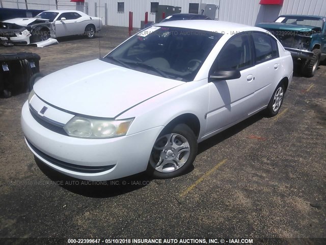 1G8AJ52F94Z156453 - 2004 SATURN ION LEVEL 2 WHITE photo 2