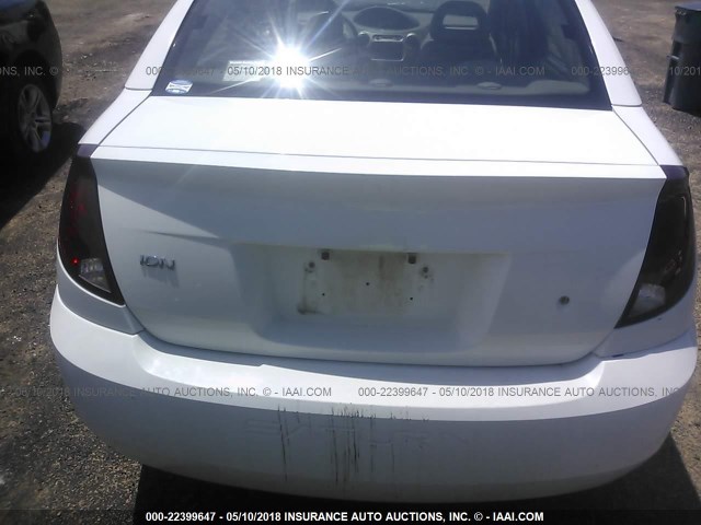 1G8AJ52F94Z156453 - 2004 SATURN ION LEVEL 2 WHITE photo 6