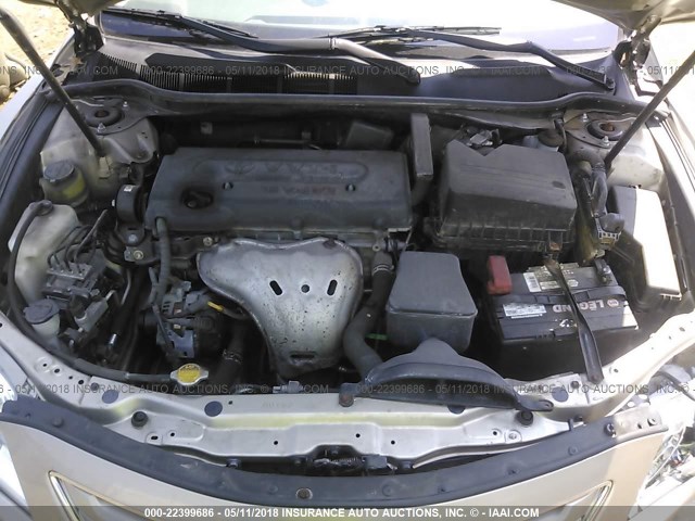 4T1BE46K19U263576 - 2009 TOYOTA CAMRY SE/LE/XLE ოქროსფერი ფოტო 10