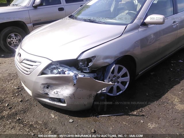 4T1BE46K19U263576 - 2009 TOYOTA CAMRY SE/LE/XLE ოქროსფერი ფოტო 6