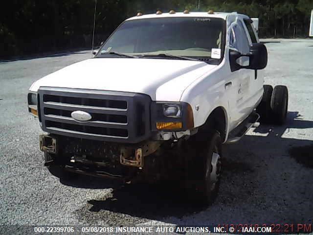 1FDWX37Y15EC34124 - 2005 FORD F350 SUPER DUTY WHITE photo 1