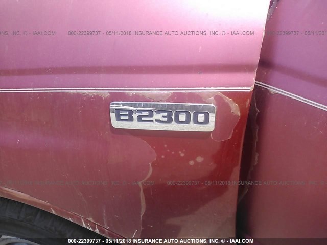 4F4YR12D93TM21885 - 2003 MAZDA B2300 RED photo 8