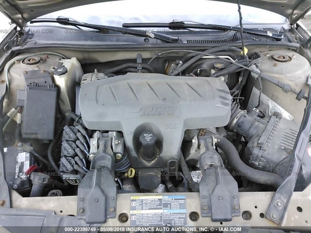 2G2WP552571167356 - 2007 PONTIAC GRAND PRIX GOLD photo 10