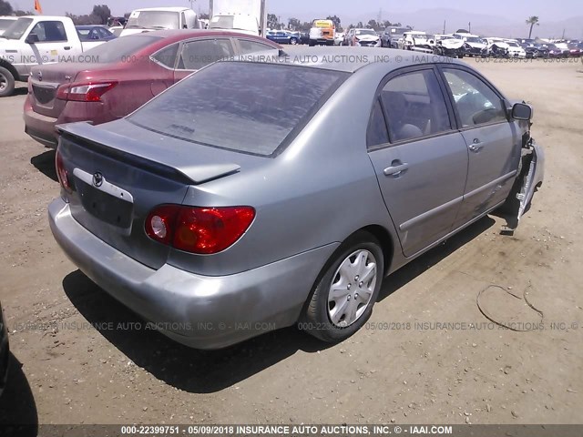 1NXBR32EX3Z090727 - 2003 TOYOTA COROLLA CE/LE/S SILVER photo 4