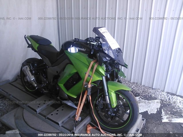 JKAZXCG10DA022836 - 2013 KAWASAKI ZX1000 G GREEN photo 1