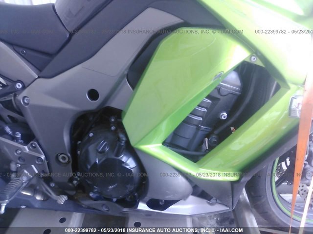 JKAZXCG10DA022836 - 2013 KAWASAKI ZX1000 G GREEN photo 8