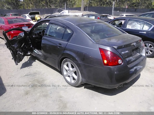 1N4BA41E76C866587 - 2006 NISSAN MAXIMA SE/SL GRAY photo 3