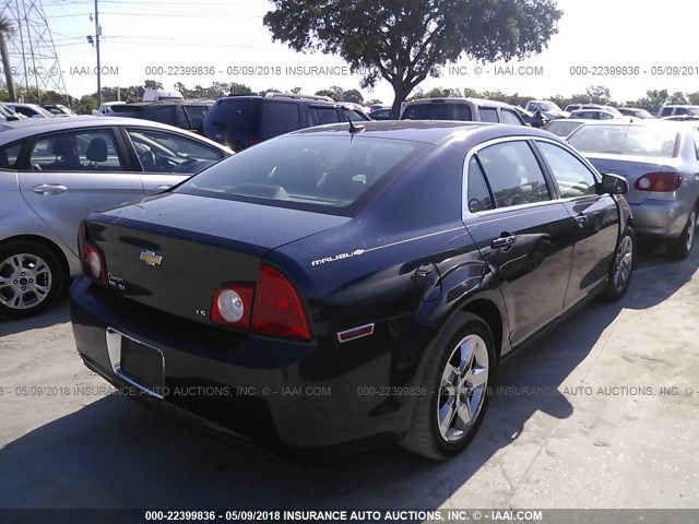 1G1ZG57B89F148388 - 2009 CHEVROLET MALIBU LS 蓝色 照片 4