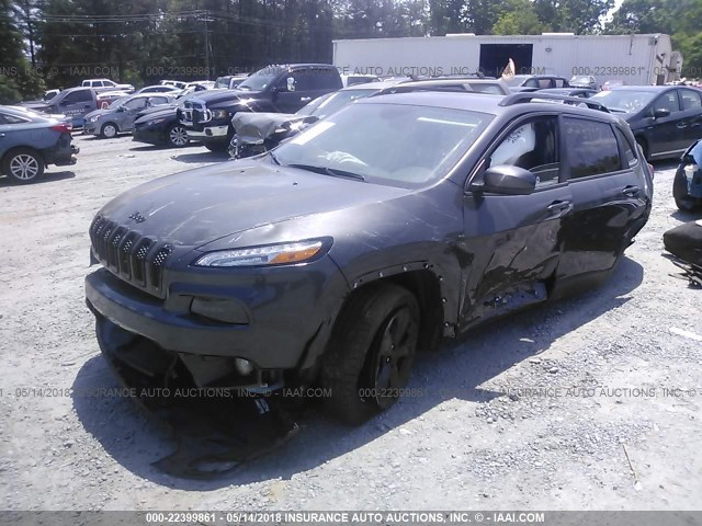 1C4PJLCB1JD510121 - 2018 JEEP CHEROKEE LATITUDE GRAY photo 2