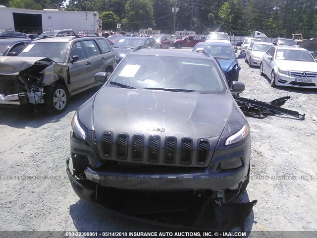 1C4PJLCB1JD510121 - 2018 JEEP CHEROKEE LATITUDE Сұр фото 6